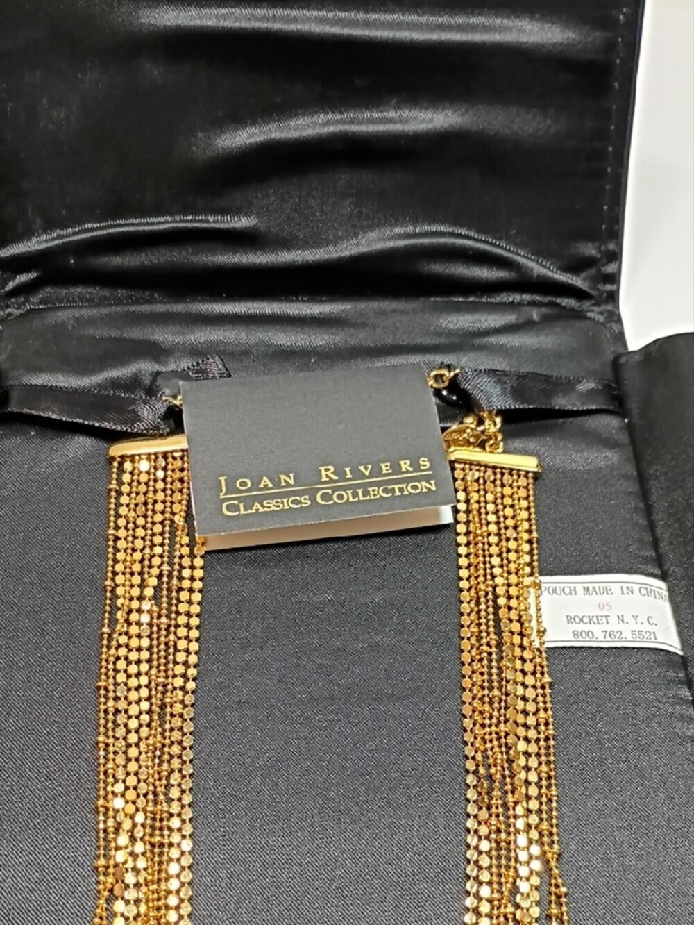 Joan Rivers Gold Multi-Strand Beaded Necklace New In Box - Picture 2 of 5